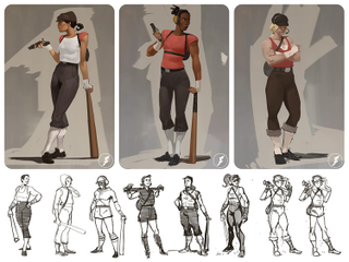 Illustration for article titled Valve Thought About Putting Women In Team Fortress 2 (And Making A DOTA 2 Cartoon)